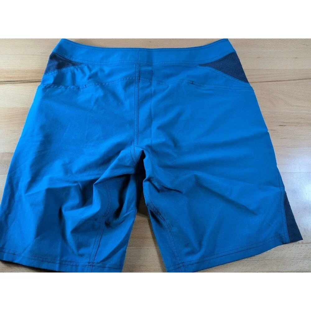 5.11 Tactical Mens Board Shorts Blue Ripstop Cargo Training Swim Trunks Size 33